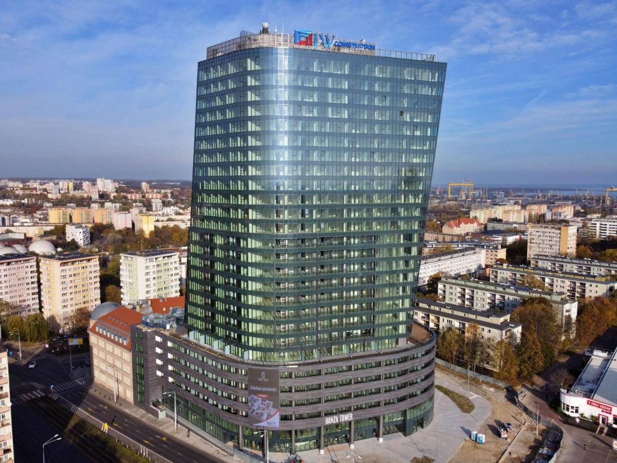 Hanza Tower - Luxurious Apartment 60M2 - 15Th Floor City View Szczecin Exterior photo